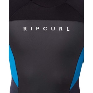 2023 Rip Curl Mens Omega 2mm E-Stitch Short Sleeve Back Zip Wetsuit 115MFS - Blue